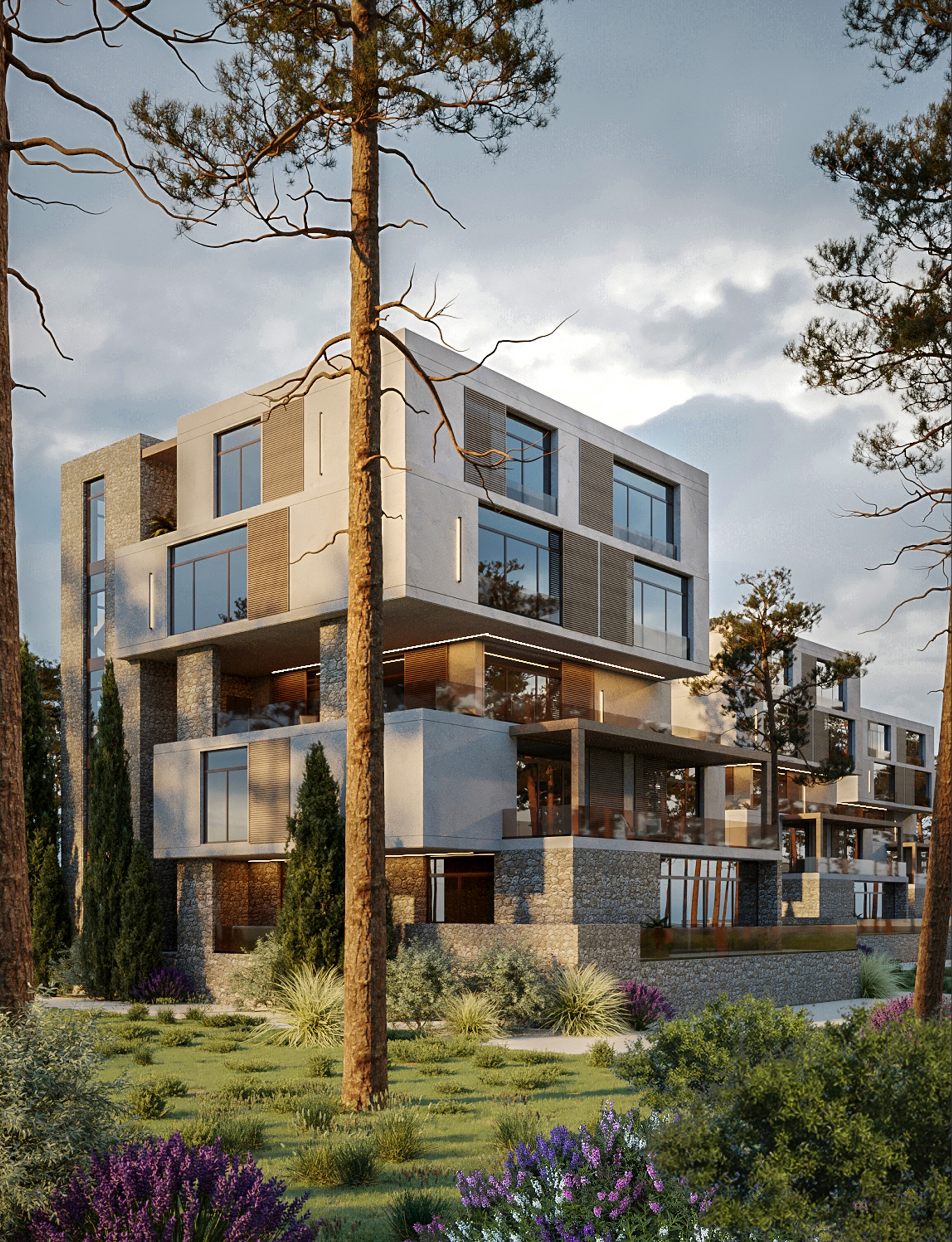 Porto Lalzi apartment development view